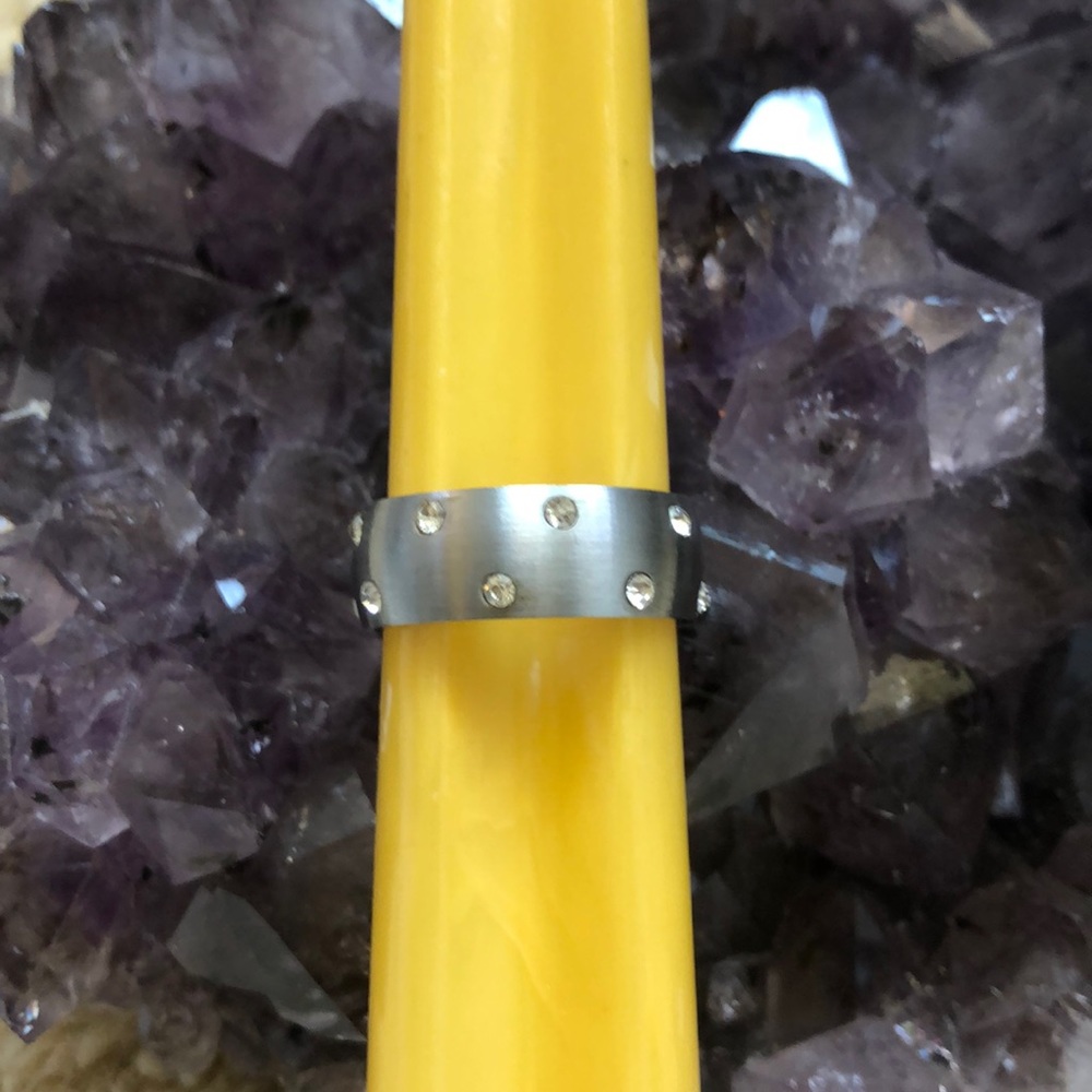Stainless Steel Bezel Set Stones - Diamonique
